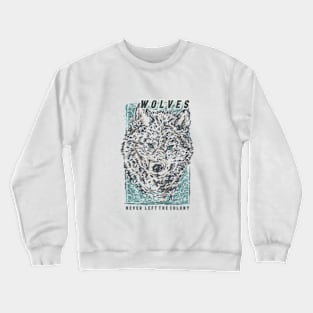 Wolves vintage Crewneck Sweatshirt